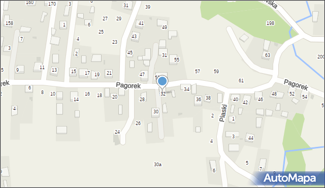 Krzeczów, Pagorek, 32, mapa Krzeczów