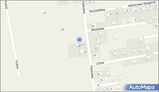 Krzysztoforzyce, Parkowa, 42, mapa Krzysztoforzyce