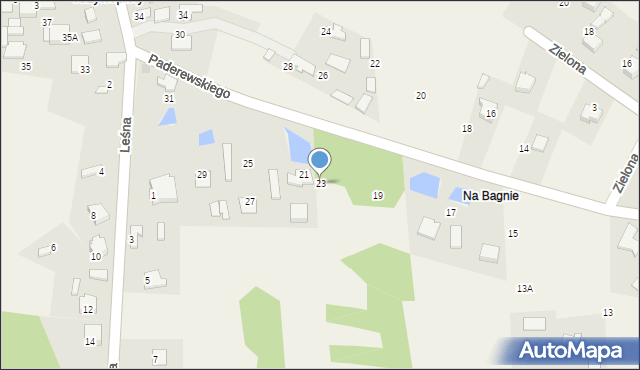 Krzywopłoty, Paderewskiego Stanisława, por., 23, mapa Krzywopłoty