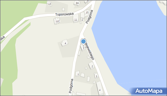 Łagów, Paderewskiego Ignacego Jana, 1, mapa Łagów