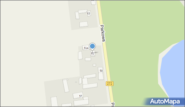 Laskowice, Parkowa, 61, mapa Laskowice