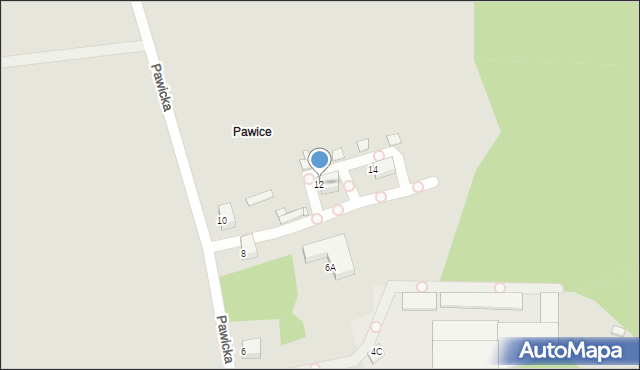 Legnica, Pawicka, 12, mapa Legnicy