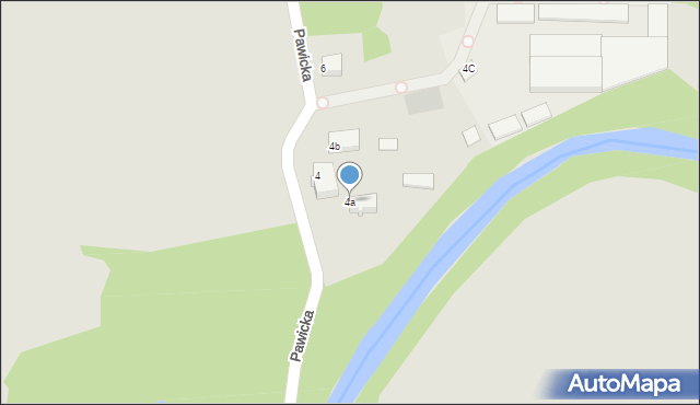 Legnica, Pawicka, 4a, mapa Legnicy