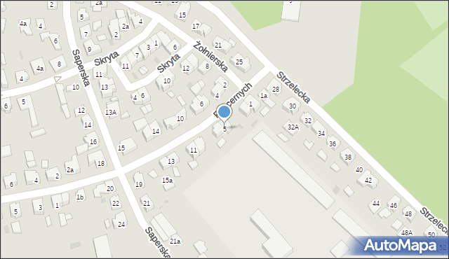 Leszno, Pancernych, 5, mapa Leszno