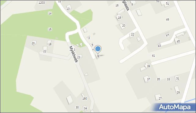 Lipowa, Panorama, 9, mapa Lipowa