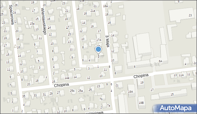 Lubartów, Paderewskiego Ignacego Jana, 2, mapa Lubartów