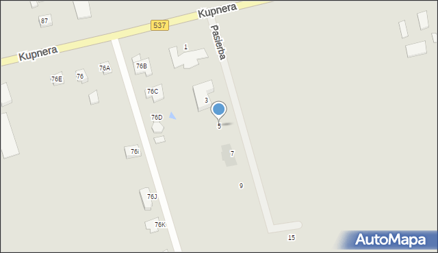 Lubawa, Pasierba Janusza Stanisława, ks., 5, mapa Lubawa
