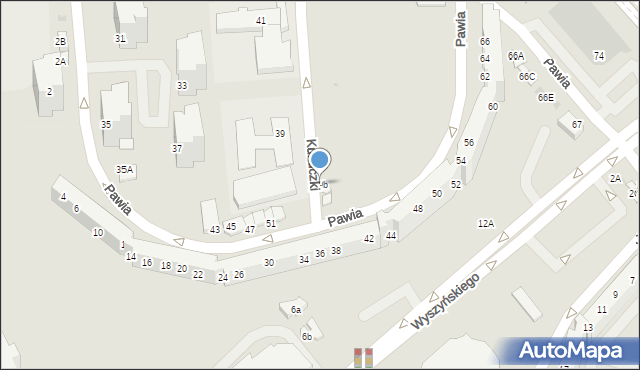 Lubin, Pawia, 39b, mapa Lubin