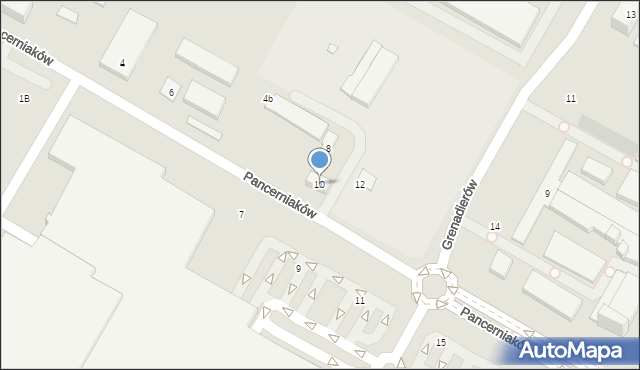 Lublin, Pancerniaków, 10, mapa Lublina