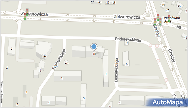 paderewskiego lublin mapa Paderewskiego Ignacego Jana 18 Ul 20 860 Lublin paderewskiego lublin mapa