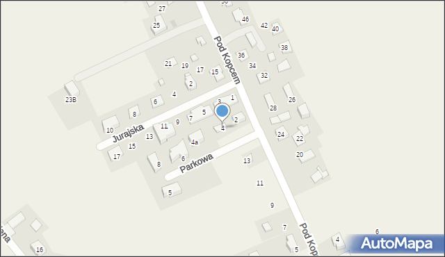 Łuczyce, Parkowa, 4, mapa Łuczyce