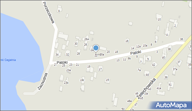Łuków, Patoki, 22, mapa Łuków
