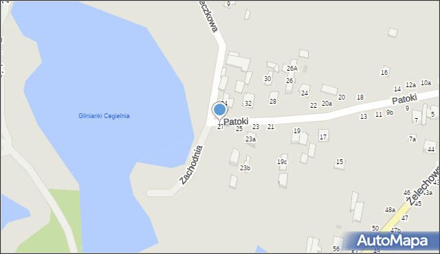 Łuków, Patoki, 27, mapa Łuków