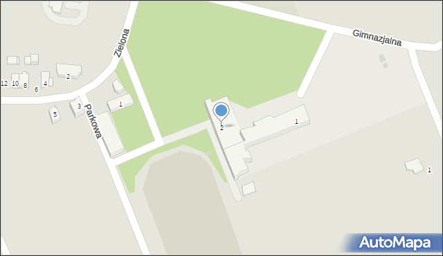 Lwówek, Parkowa, 2, mapa Lwówek