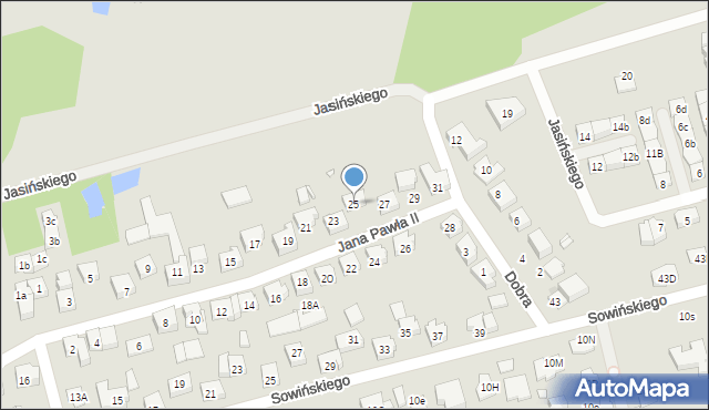 Marki, Papieża Jana Pawła II, 25, mapa Marki