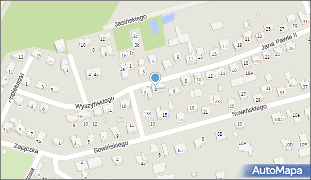 Marki, Papieża Jana Pawła II, 4, mapa Marki