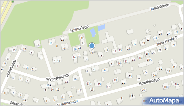 Marki, Papieża Jana Pawła II, 5, mapa Marki