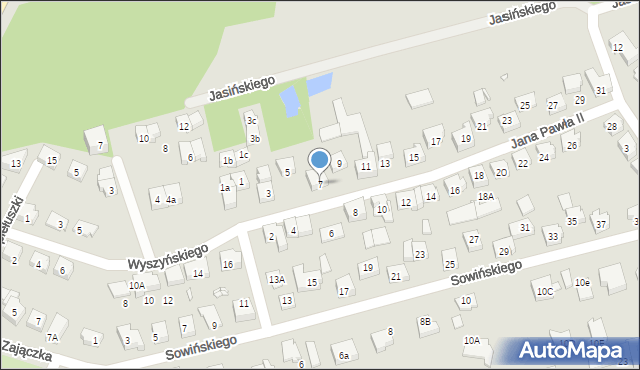Marki, Papieża Jana Pawła II, 7, mapa Marki