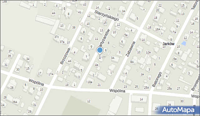 Marki, Partyzantów, 4, mapa Marki