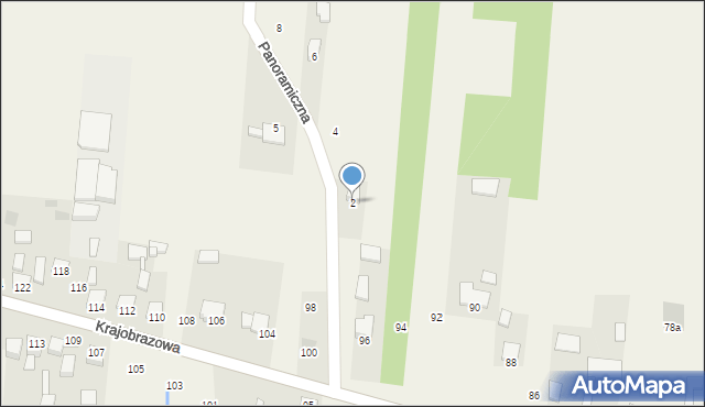 Masłów Drugi, Panoramiczna, 2, mapa Masłów Drugi