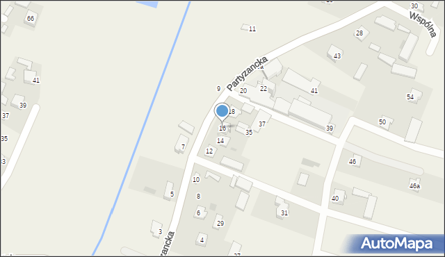 Mełgiew, Partyzancka, 16, mapa Mełgiew