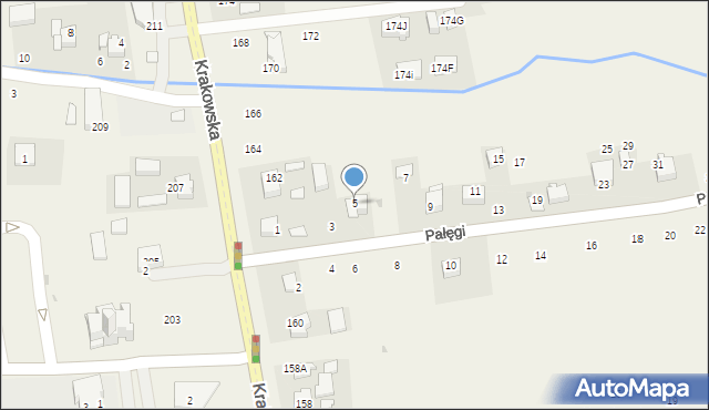 Michałowice, Pałęgi Mariana, ks., 5, mapa Michałowice