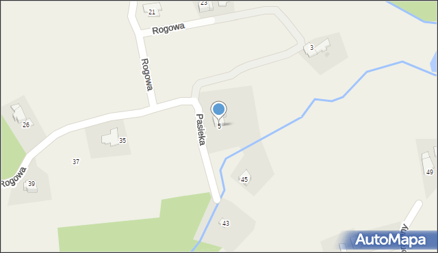 Międzyświeć, Pasieka, 5, mapa Międzyświeć