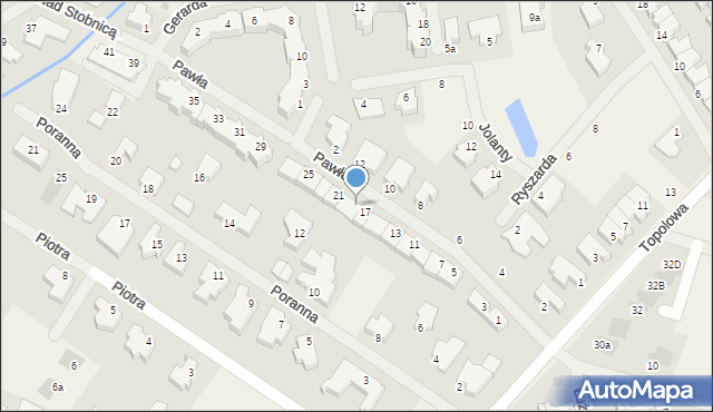 Mierzyn, Pawła, 19, mapa Mierzyn