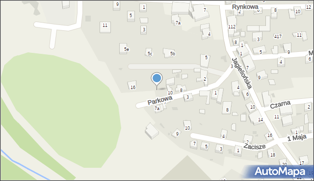 Milówka, Parkowa, 12, mapa Milówka