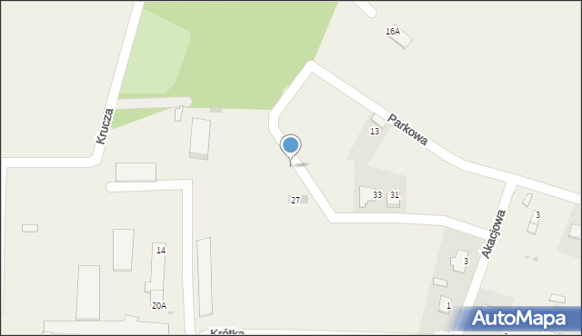 Młodzieszyn, Parkowa, 25, mapa Młodzieszyn