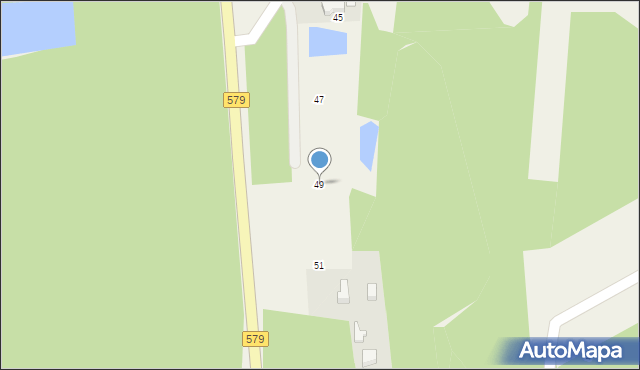 Mościska, Pawia, 49, mapa Mościska