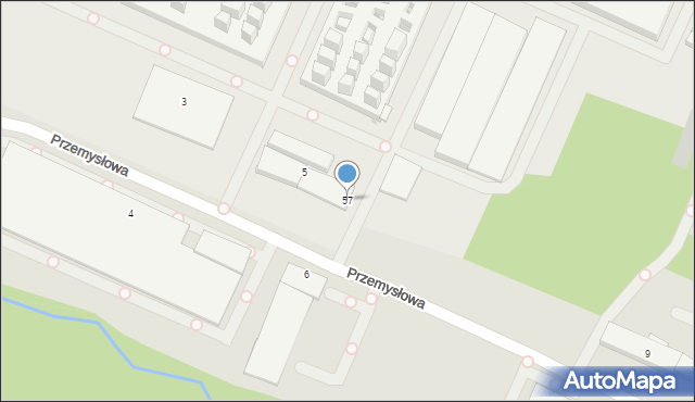 Myszków, Partyzantów, 57, mapa Myszków