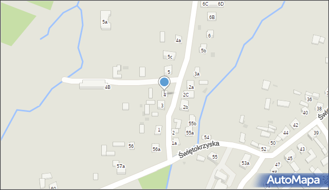 Nowa Słupia, Partyzantów, 4, mapa Nowa Słupia