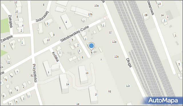 Nowa Sól, Pasieczna, 5, mapa Nowa Sól