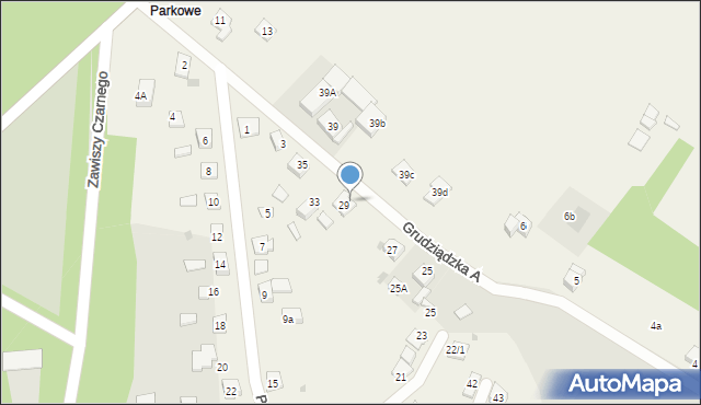 Nowa Wieś, Parkowa-Osiedle, 31, mapa Nowa Wieś
