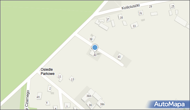 Nowa Wieś, Parkowa-Osiedle, 41, mapa Nowa Wieś