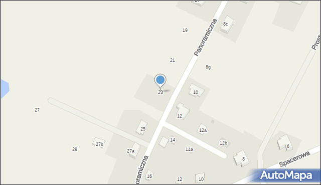 Nowa Wieś Malborska, Panoramiczna, 23, mapa Nowa Wieś Malborska