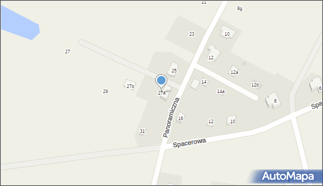 Nowa Wieś Malborska, Panoramiczna, 27a, mapa Nowa Wieś Malborska