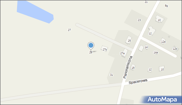 Nowa Wieś Malborska, Panoramiczna, 29, mapa Nowa Wieś Malborska