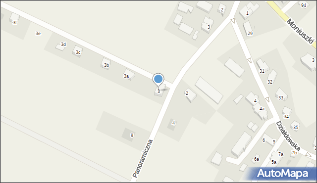 Nowa Wieś Malborska, Panoramiczna, 3, mapa Nowa Wieś Malborska