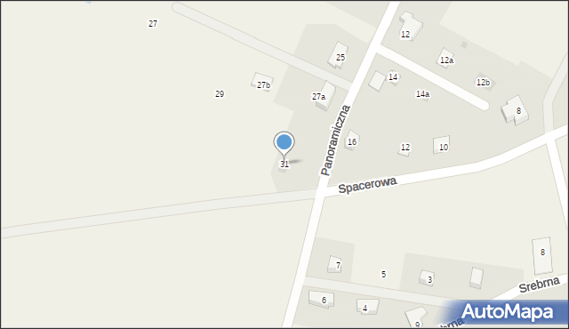 Nowa Wieś Malborska, Panoramiczna, 31, mapa Nowa Wieś Malborska