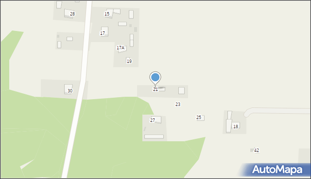 Nowe Miszewo, Pałacowa, 21, mapa Nowe Miszewo