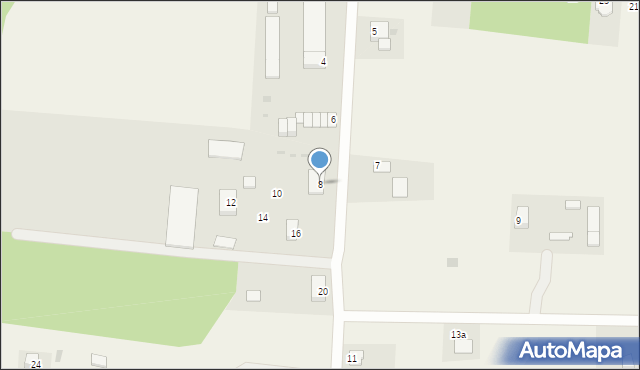 Nowe Miszewo, Pałacowa, 8, mapa Nowe Miszewo