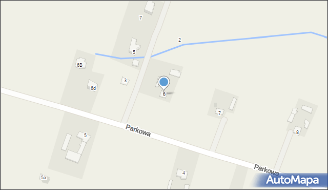 Nowe Paski, Parkowa, 26, mapa Nowe Paski