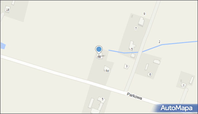 Nowe Paski, Parkowa, 30, mapa Nowe Paski