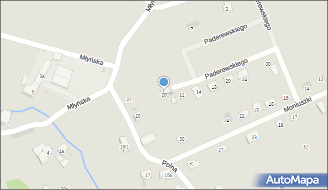 Nowogrodziec, Paderewskiego Ignacego Jana, 10, mapa Nowogrodziec