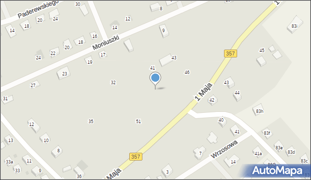 Nowogrodziec, Paderewskiego Ignacego Jana, 47, mapa Nowogrodziec