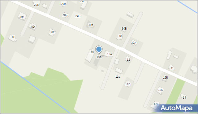 Nowy Duninów, Parcelowa, 10a, mapa Nowy Duninów