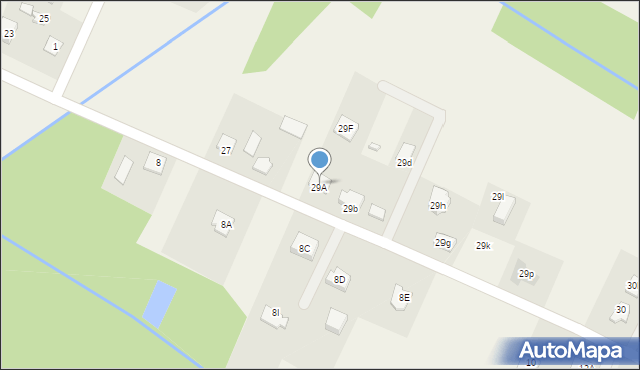 Nowy Duninów, Parcelowa, 29B, mapa Nowy Duninów