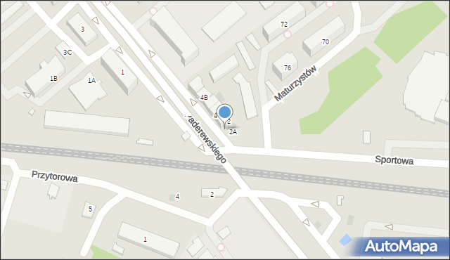 Nowy Dwór Mazowiecki, Paderewskiego Ignacego Jana, 2/2, mapa Nowy Dwór Mazowiecki